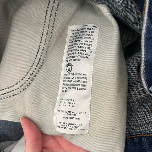 Wrangler 13 Original Flame Resistant Jeans. Size 36x32 - Picture 15 of 15